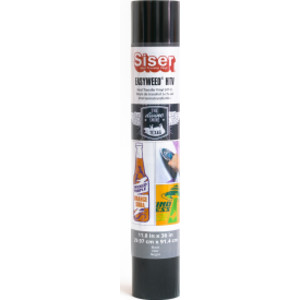 Easyweed HTV Heat Transfer Vinyl, 36", Black