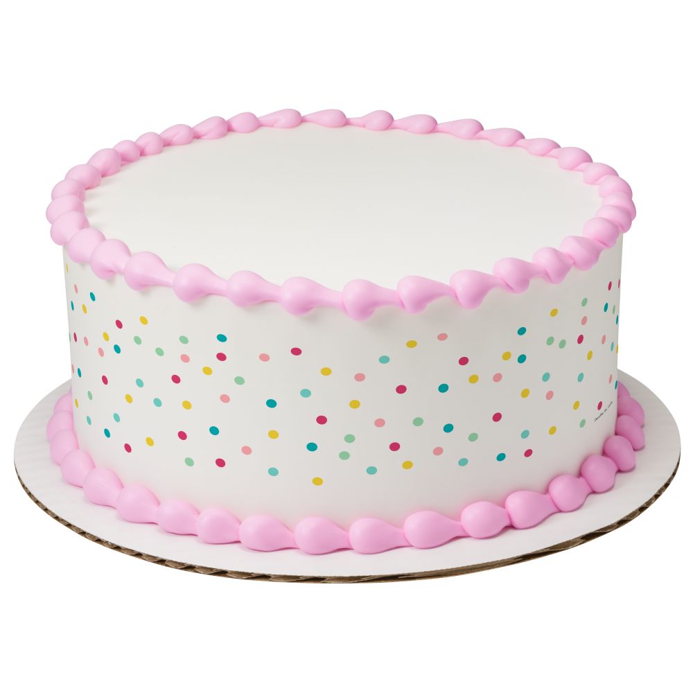 Image Cake Confetti Dots