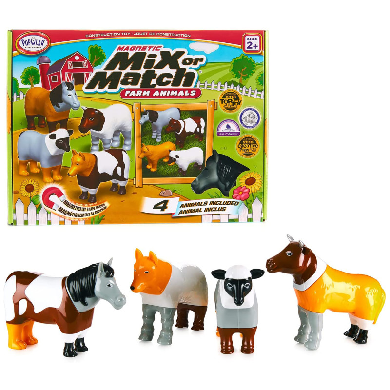 Magnetic Mix or Match® Farm Animals