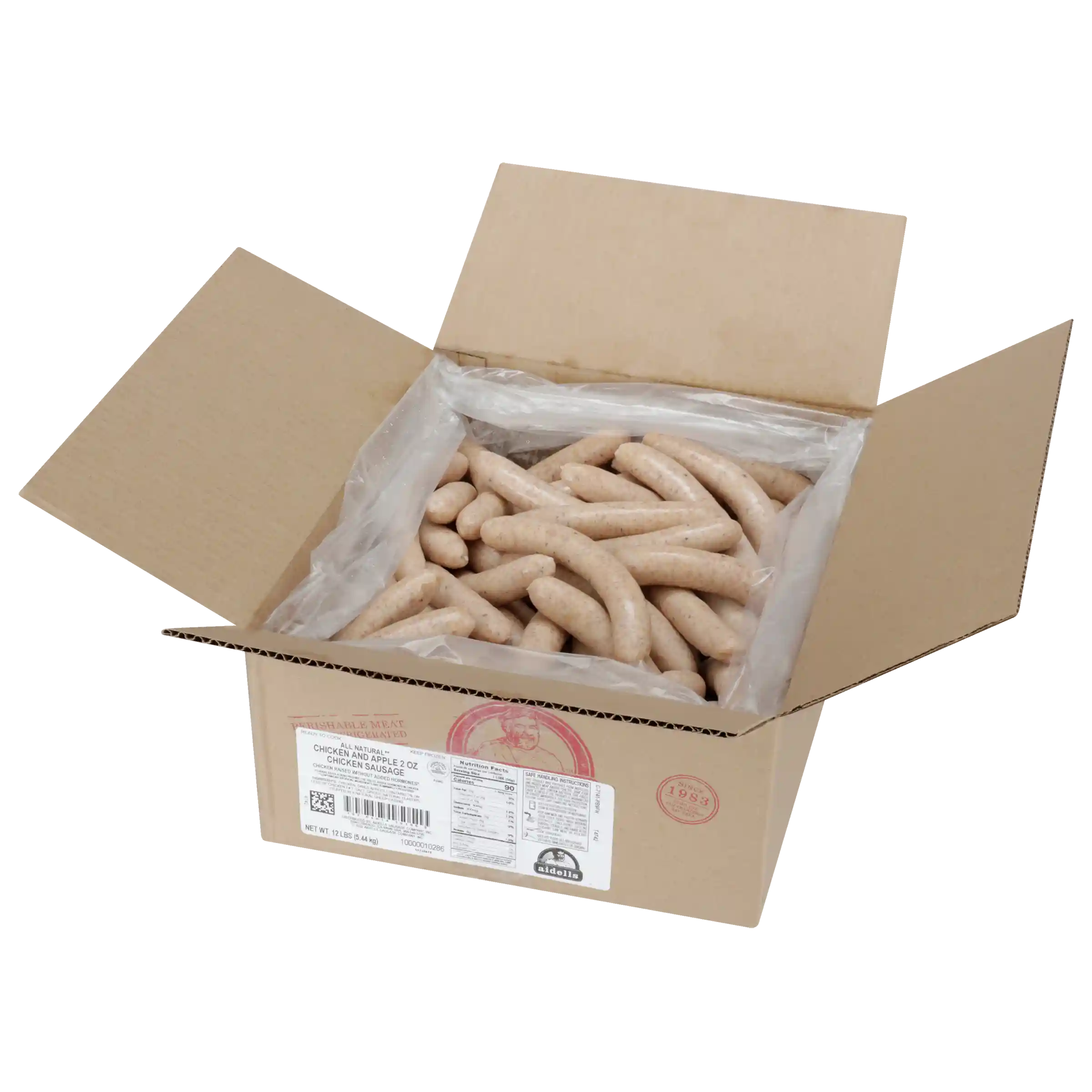 Aidells® Raw All-Natural Chicken and Apple Breakfast Sausage Links, 5.5 Inch_image_31