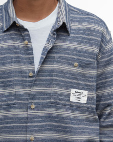 Hesledon Relaxed Long-Sleeved Shirt Classic Navy