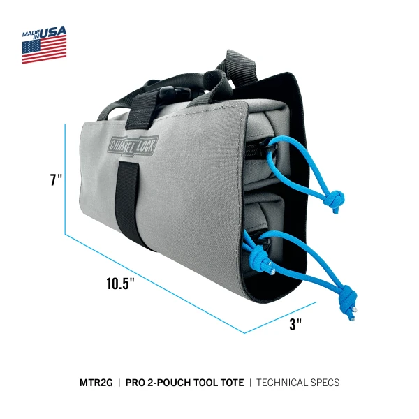 MTR2G PRO 2-Pouch Modular Tool Roll System with LASERLOCK Fabric™ and 6/12™ Compatible