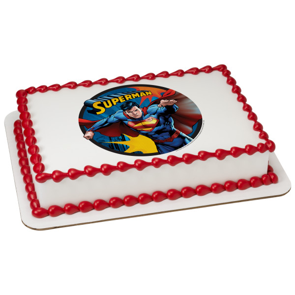Superman™ Up, Up and Away PhotoCake® Edible Image®