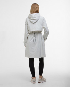 Kyra Longline Waterproof Jacket Silver Birch