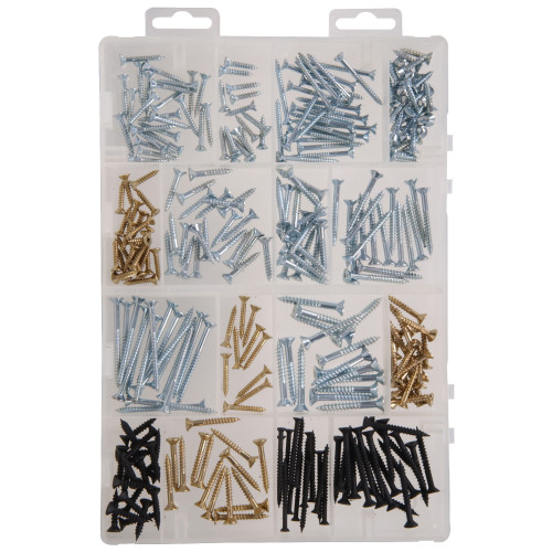 Wood Screws Assortment Multi-Finish Large