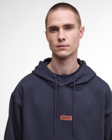 Lever Graphic Hoodie Dark Navy