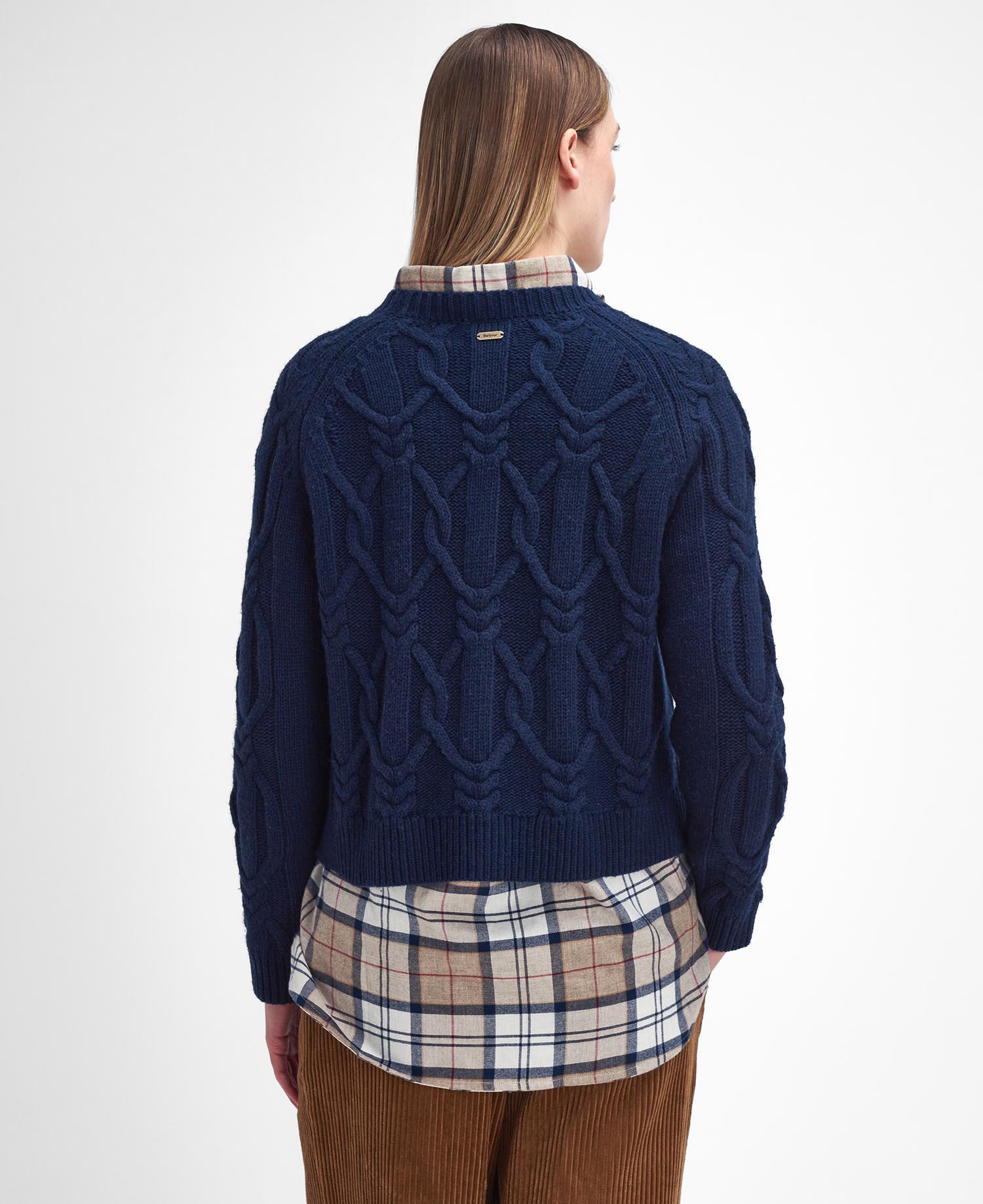 Elisha Cable-Knit Crew Neck Jumper image number 2