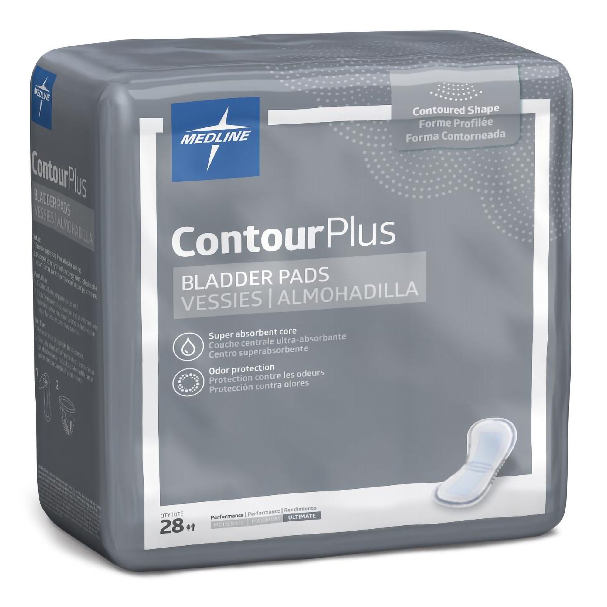 Medline LINER, INCONTINENT CAPRI PLUS 8X17 (28/BG 6BG/CS)