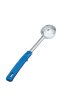 2-ounce solid round Spoodle® utensil with blue Grip ‘n Serv® handle