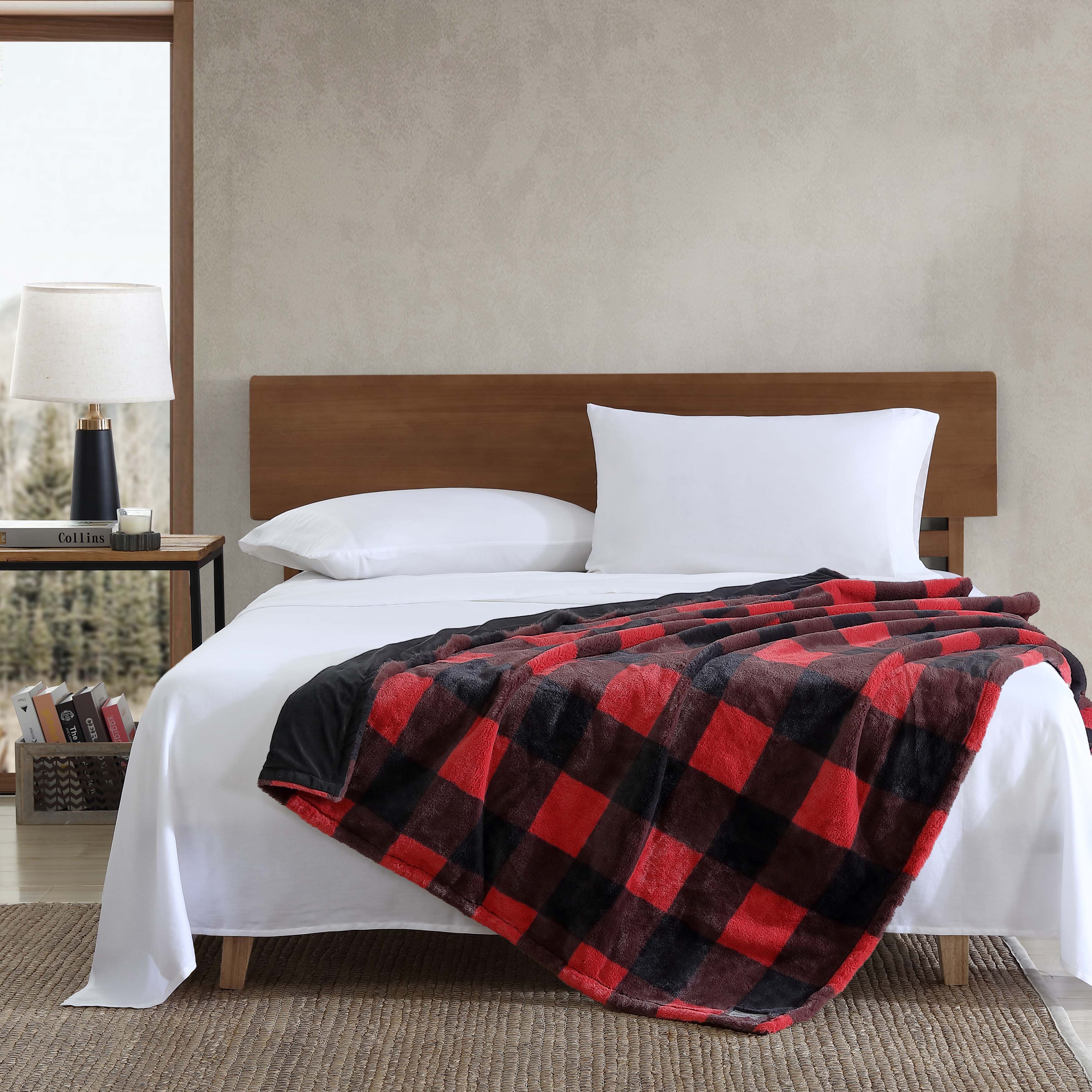 Eddie Bauer Plush-Fleece Throw Blanket - Picture 13 of 22