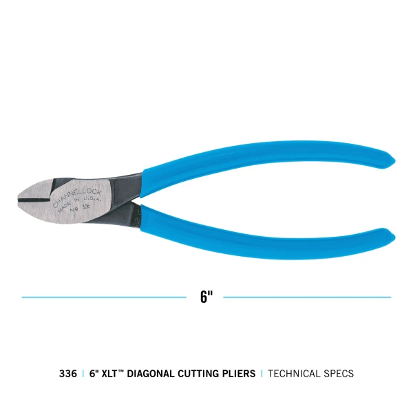 336 6-inch XLT Diagonal Cutting Pliers