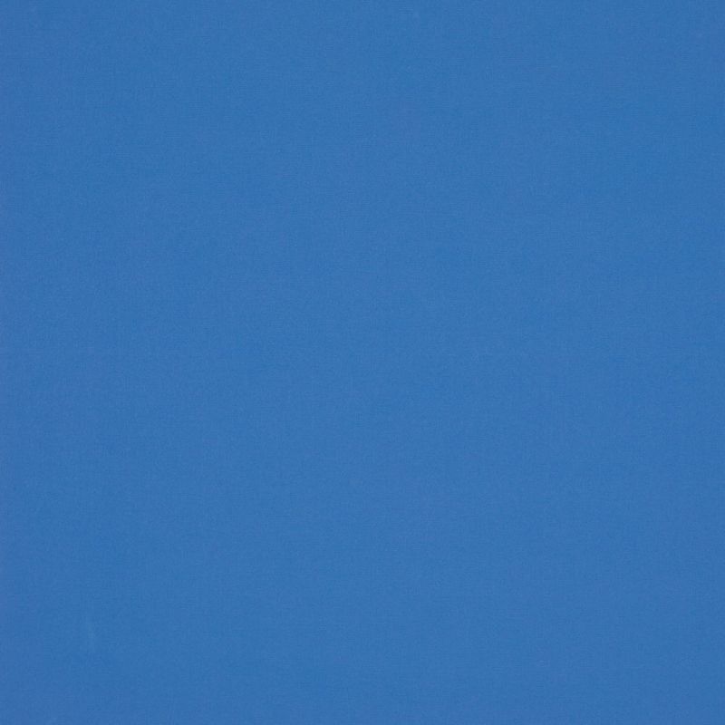 Solid blue fabric-like panel filling the frame, evenly lit and subtly textured; appears as a flat blue wall or clear sky with no distinguishing features or objects.