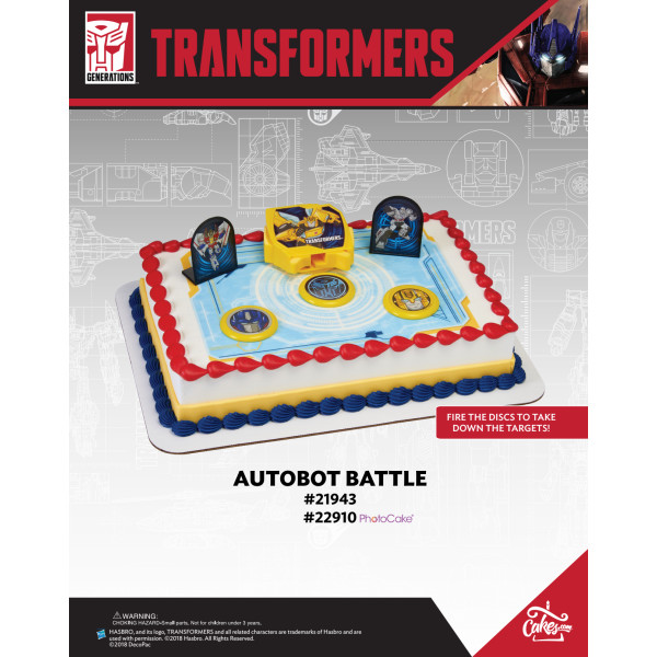 Transformers™ Autobot Battle  The Magic of Cakes® Page