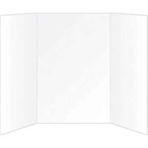 Foam Project Board, 36"W x 48"L, White, Pack of 10