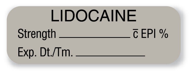 United Ad Label LABEL, LIDOCAINE W/EPI (610/RL)