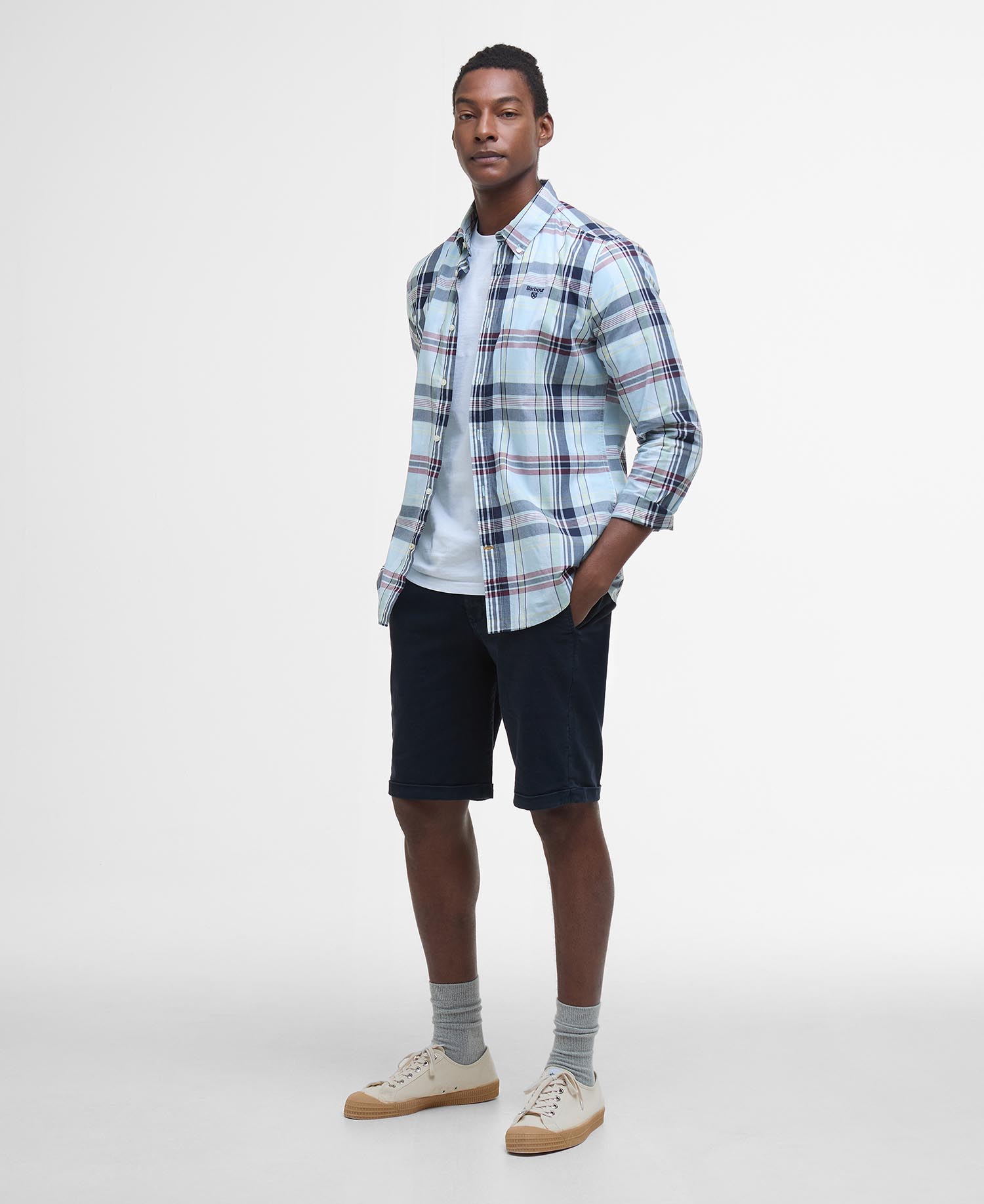 Hemd Gabe Checked Long-Sleeved Tailored image number 1