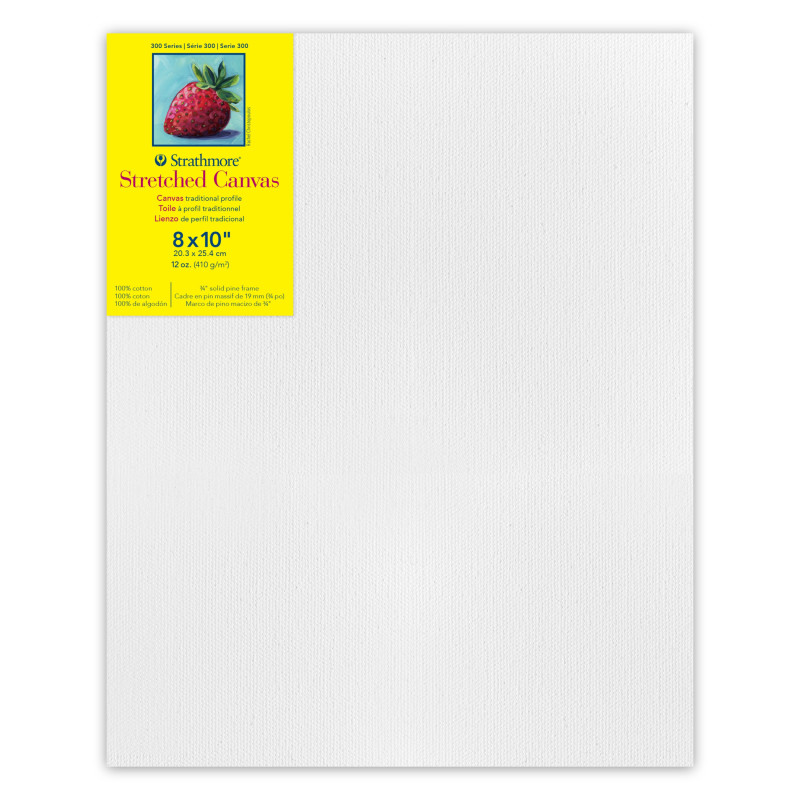 300 Series Traditional Stretched Canvas, 8x10 inch