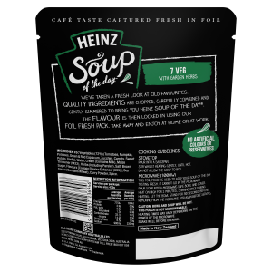  Heinz Soup of the Day™ 7 Veg with Garden Herbs Soup 430g 