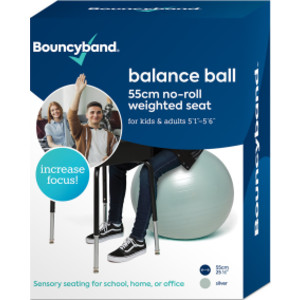 Balance Ball, 55cm, Silver