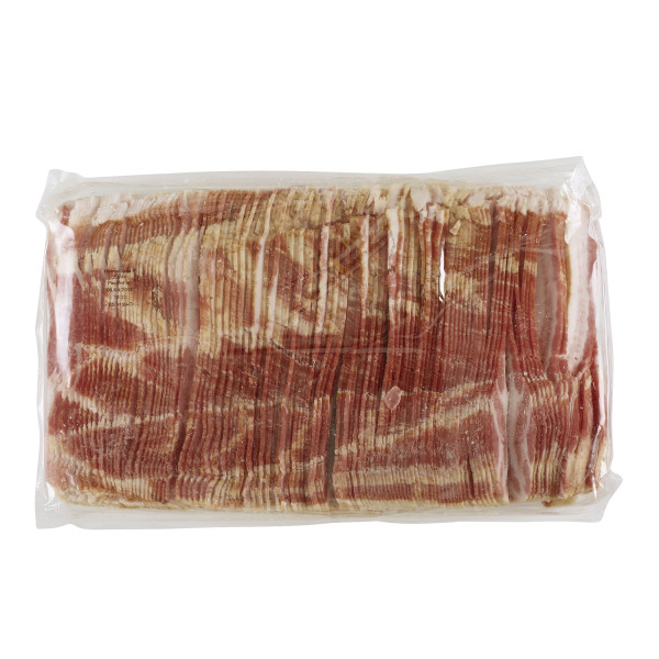 BLACK LABEL(r) Bacon, Bulk, 18/22 style, 15 lb . C1CB - Front Center Inner Pack (Hi Res)