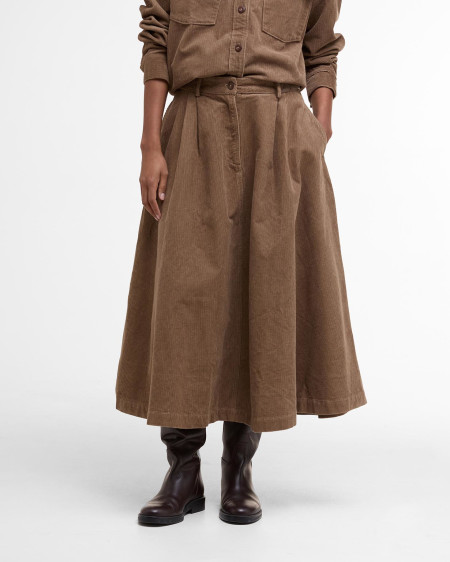 Yasmin Cord Midi Skirt