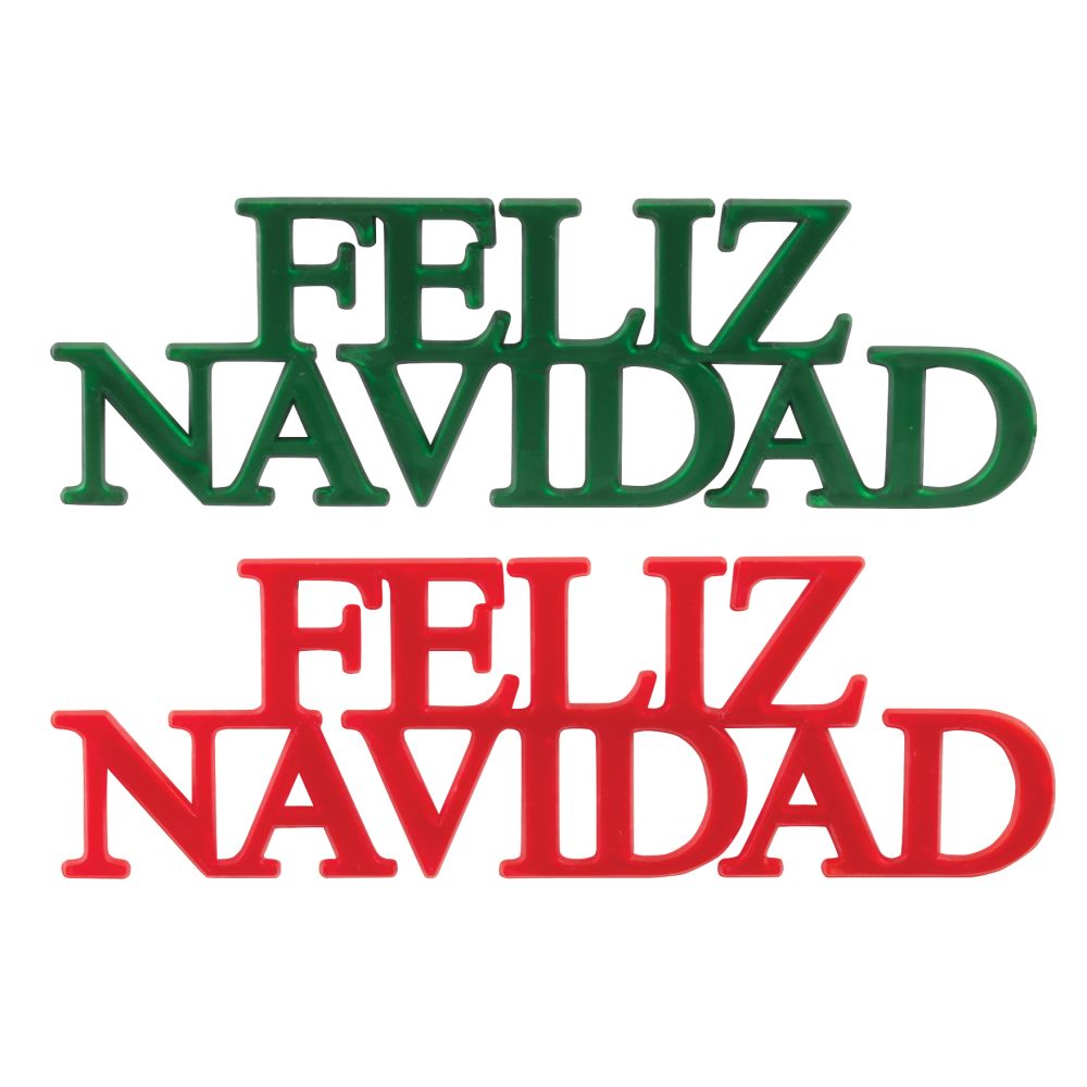 Image Cake Feliz Navidad Script Assortment