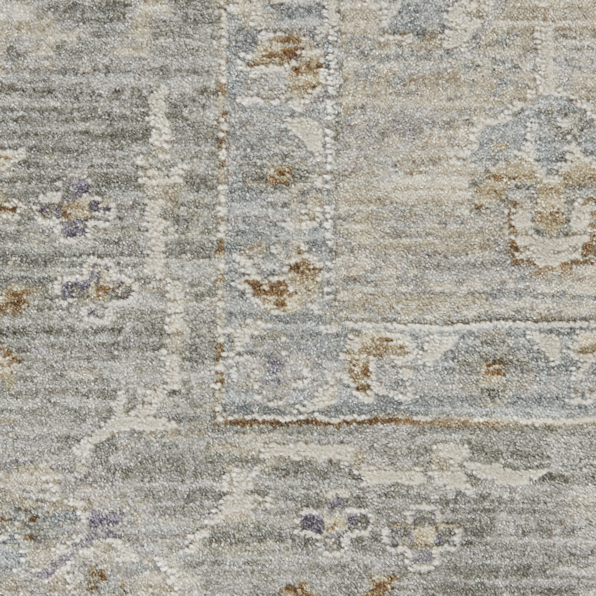 Nourison Infinite 7'10" x 10'4" Light Grey Vintage Indoor Rug