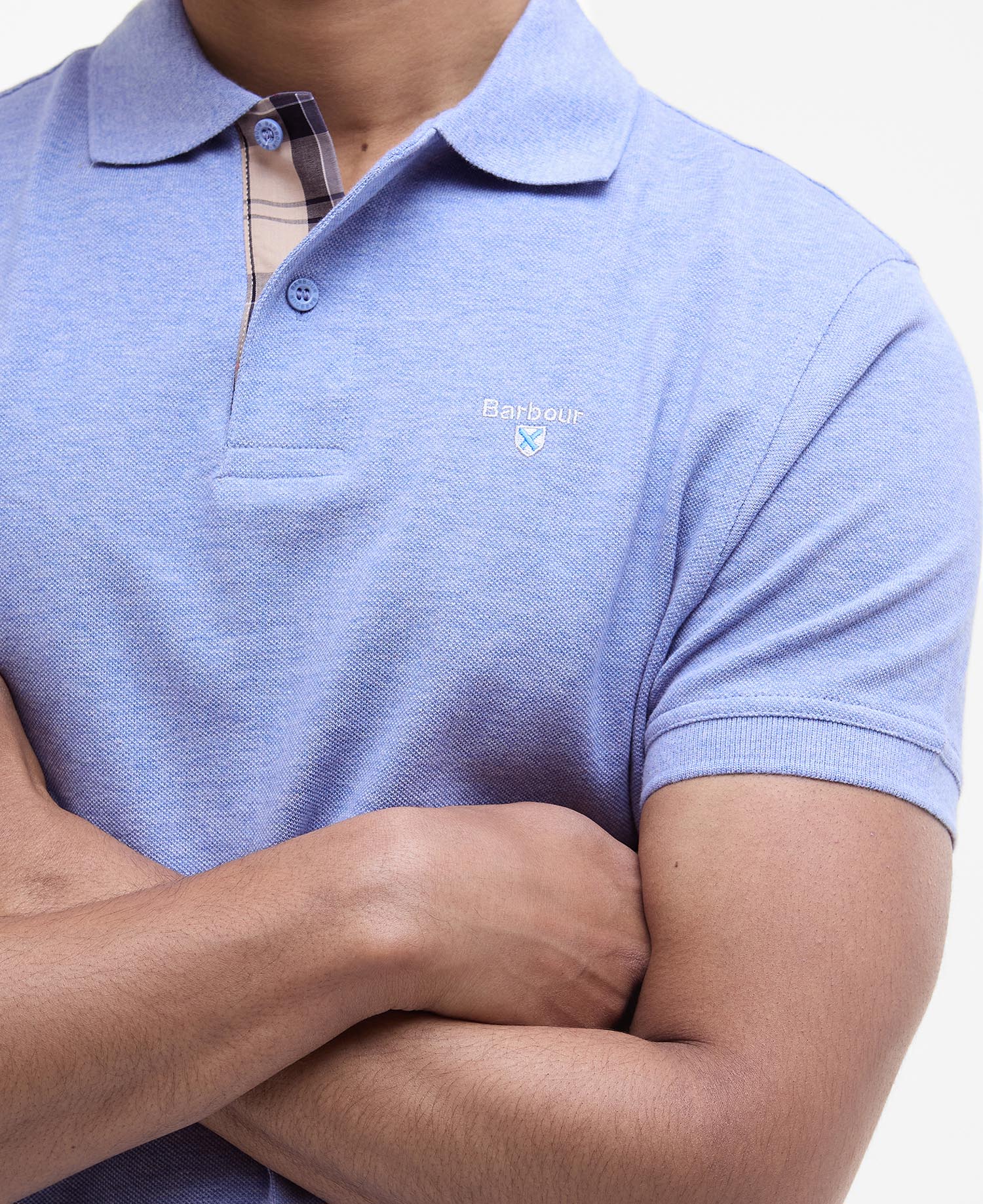 Tartan Pique Polo Shirt image number 3