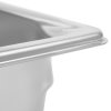 Two-thirds-size 2 ½-inch-deep Super Pan 3® stainless steel steam table pan