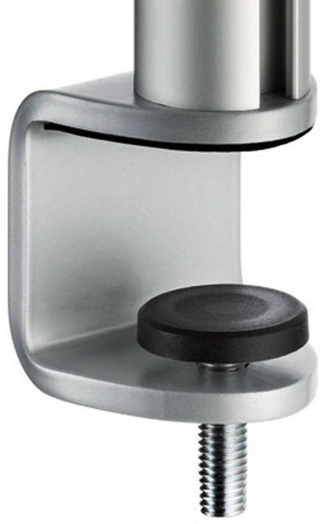 Clamps firmly to desk edges measuring 14 to 40mm.