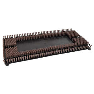 Malish, Red Sonic Scrub Mal-Grit Lite™ Brush, 14" x 28", Black/Red