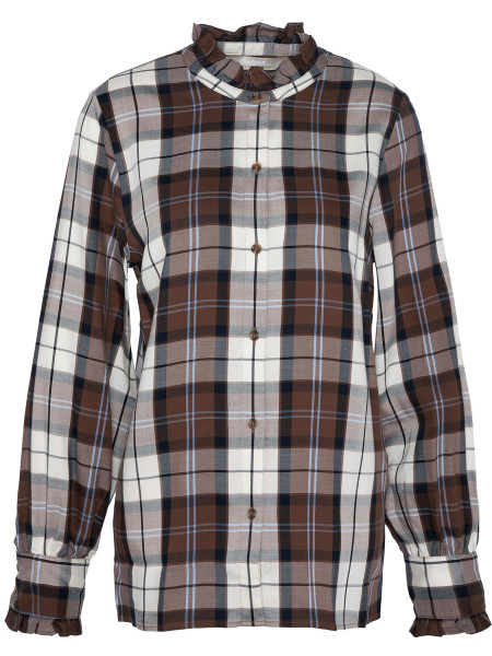 Bluse Violet Check Bluse Violet Check