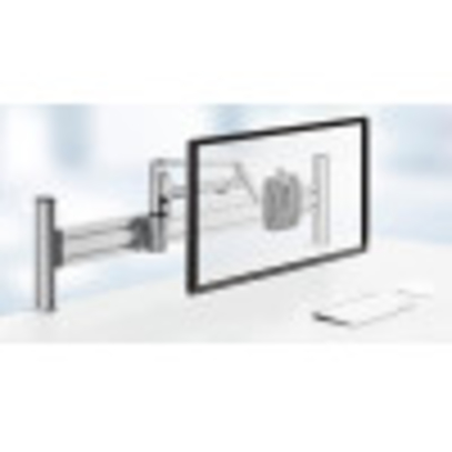 Find your perfect view effortlessly with flexible joints and gas spring support.