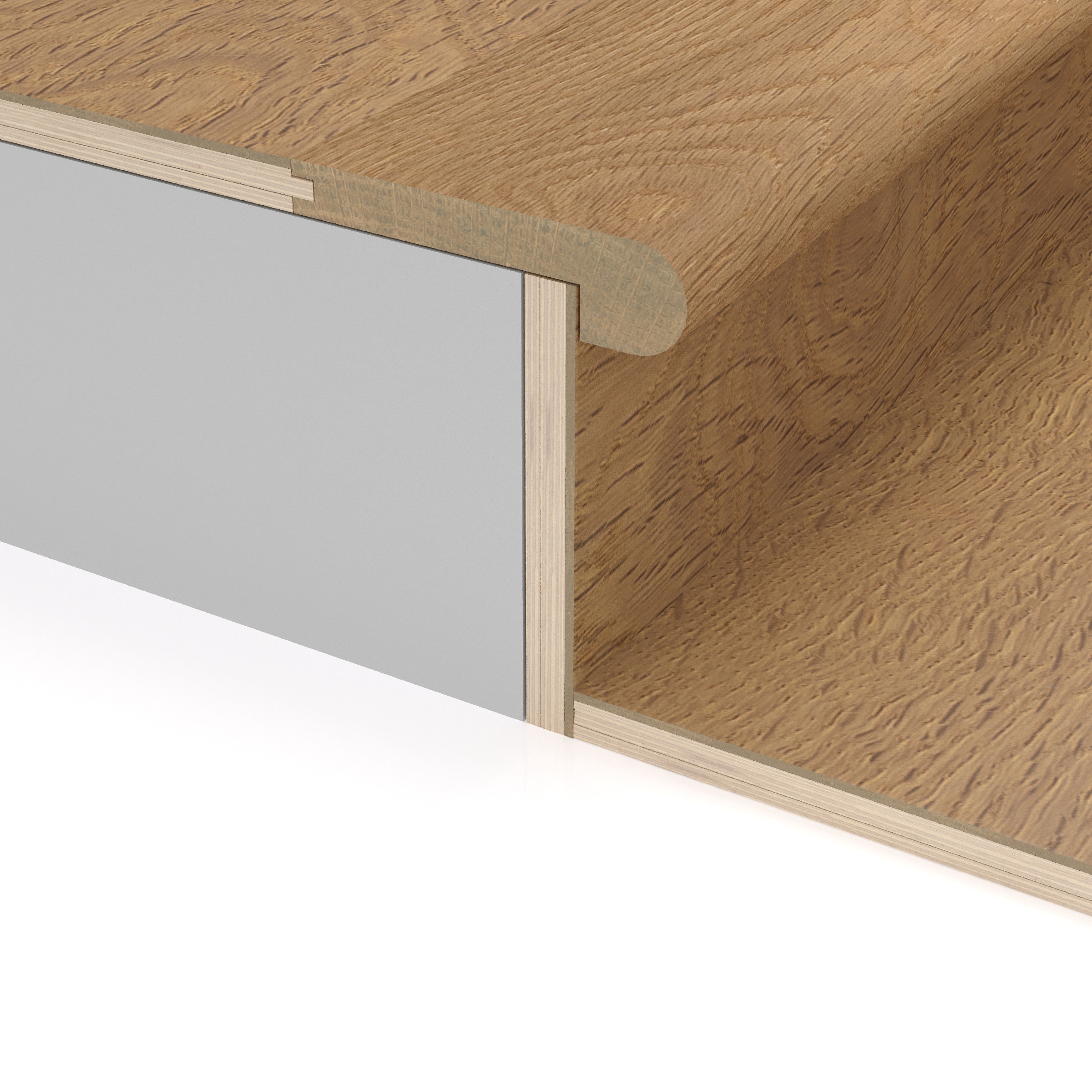 Fawn and Figure First Press Stair Nosing Flush view 3