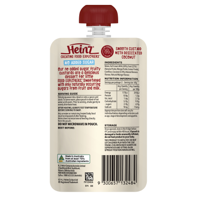  Heinz® Tropical Custard 120g 6+ months 