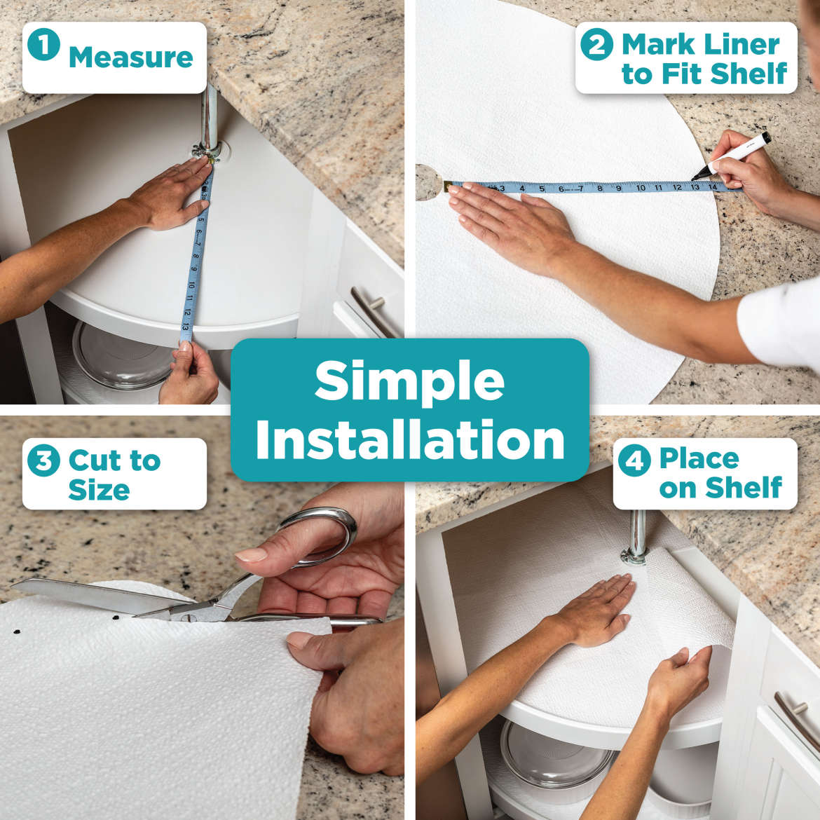 Smooth Top® EasyLiner® Lazy Susan Kit