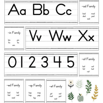 Alphabet Lines