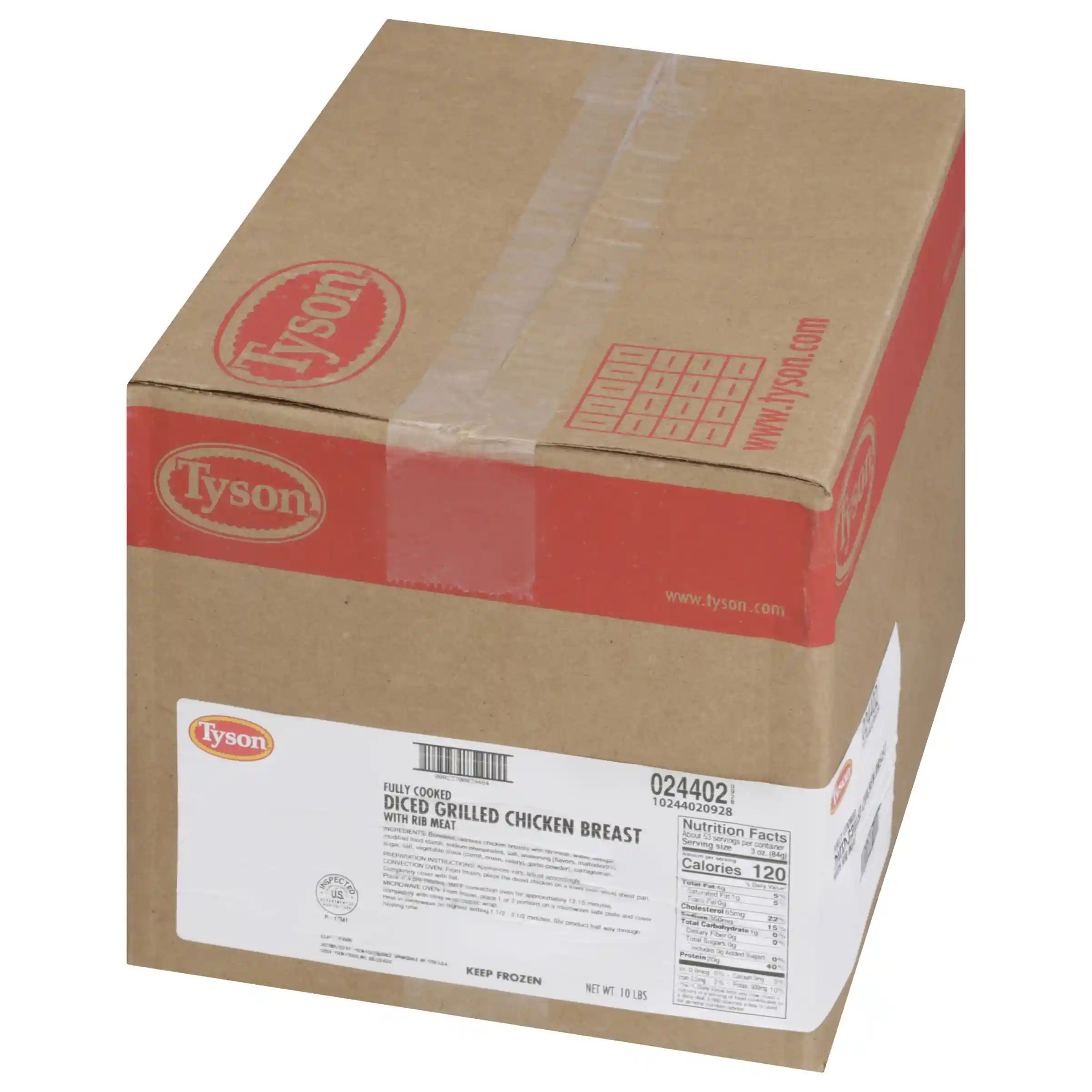 Tyson® Fully Cooked Grilled Diced Chicken Breast, 0.5"_image_5