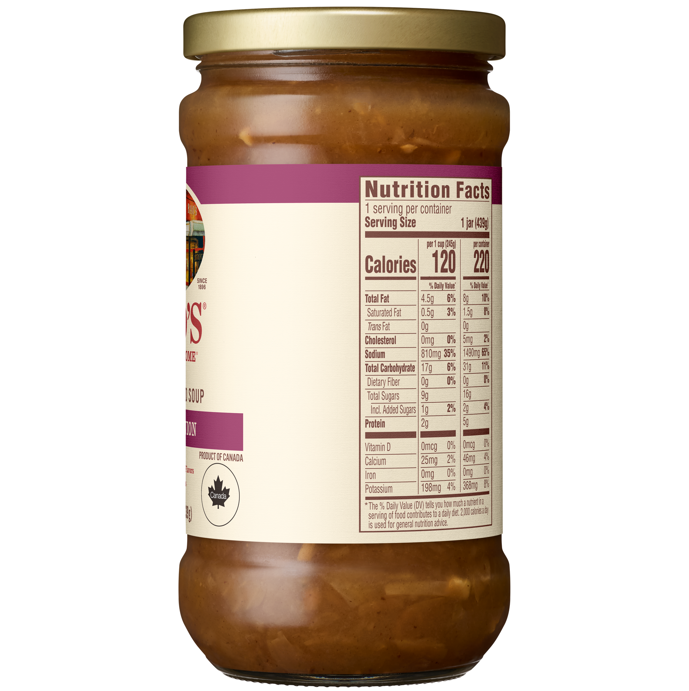 French Onion Soup, 15.5 oz - Right Image