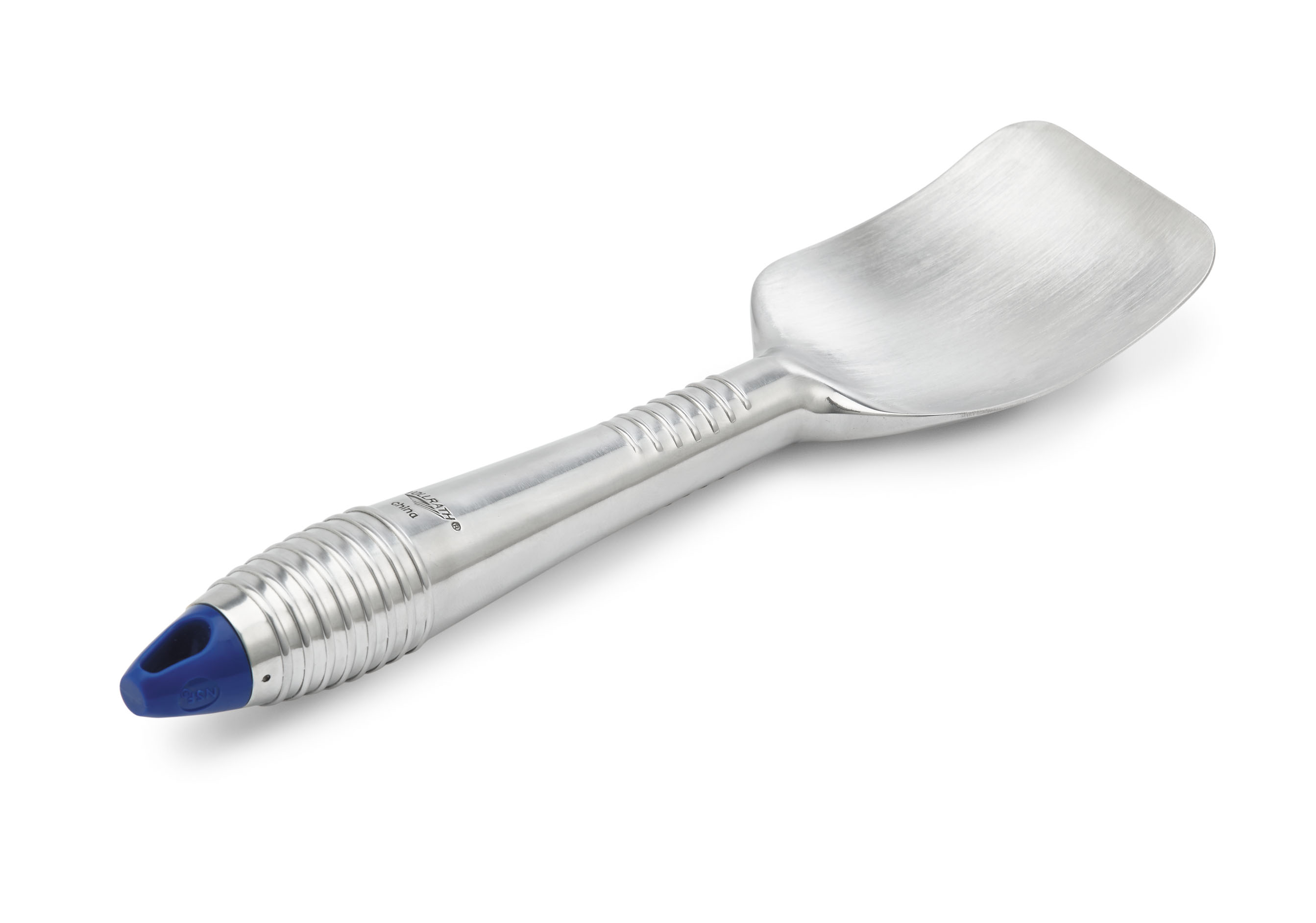 Aluminum ice cream spade with blue end Vollrath Foodservice
