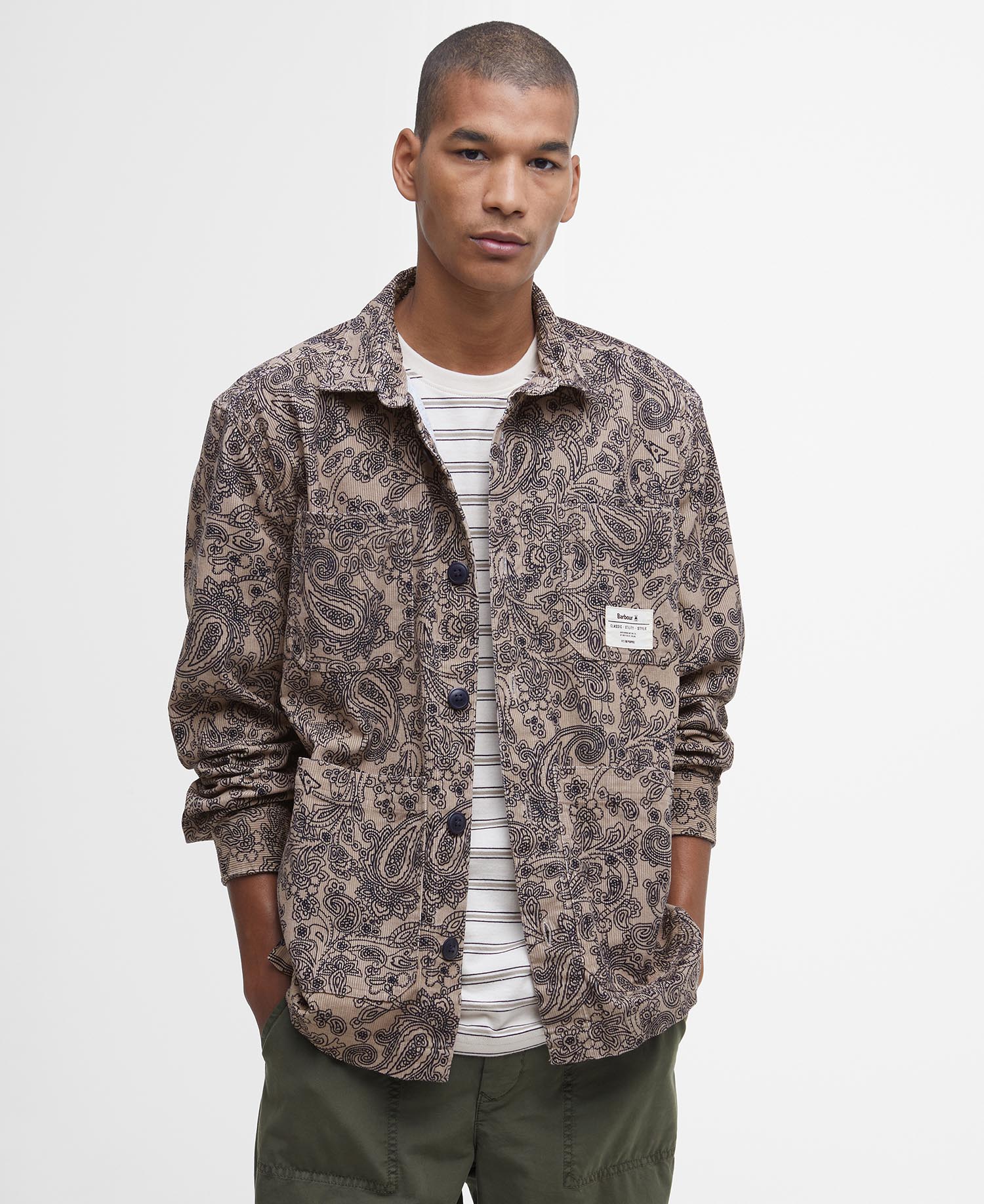 Brignall Cord Overshirt image number 0