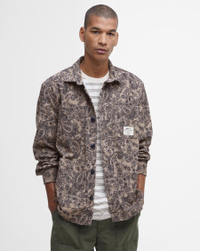 Brignall Cord Overshirt Stone