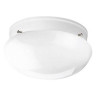 Dome 13" Wide 2 Light Flush Mount Ceiling Fixture with Bowl Shade