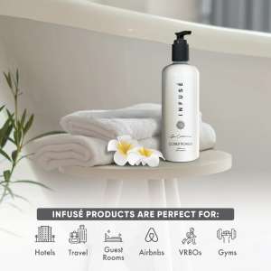 Diversified Hospitality, Acquavera Infusé, White Tea and Coconut Paste Conditioner,  400 mL Pump Bottle