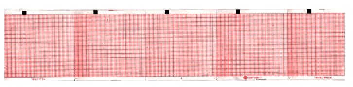 Recording Chart Paper Schiller™ Z-Fold Red Grid