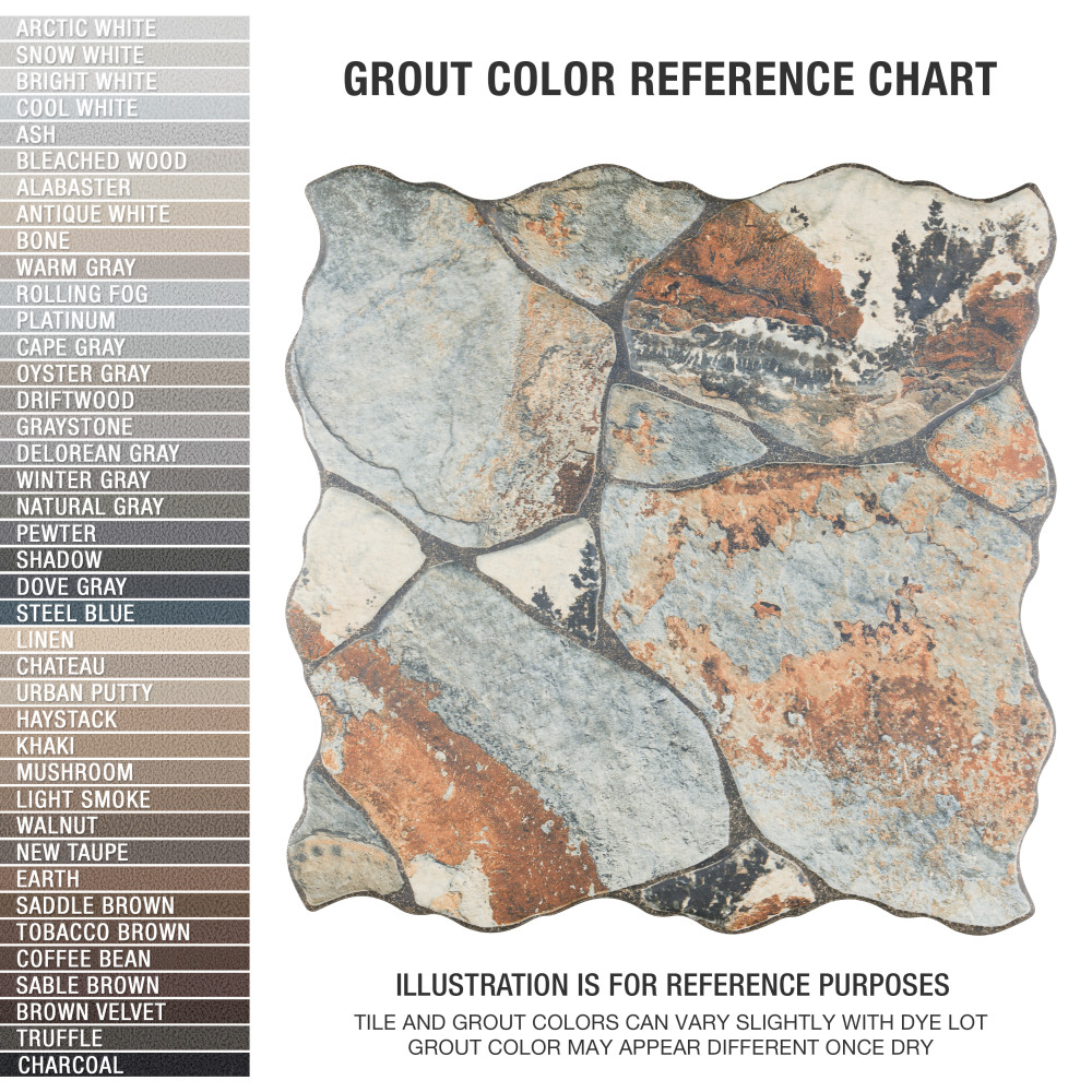 Canet Oxido 17 in. x 17 in. Porcelain Floor and Wall Tile