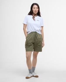 Farne Cargo Shorts Dusky Green