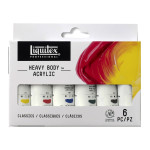 Liquitex Professional Heavy Body Acrylic Paint Classic Colors 22 mL Tubes Set of 6