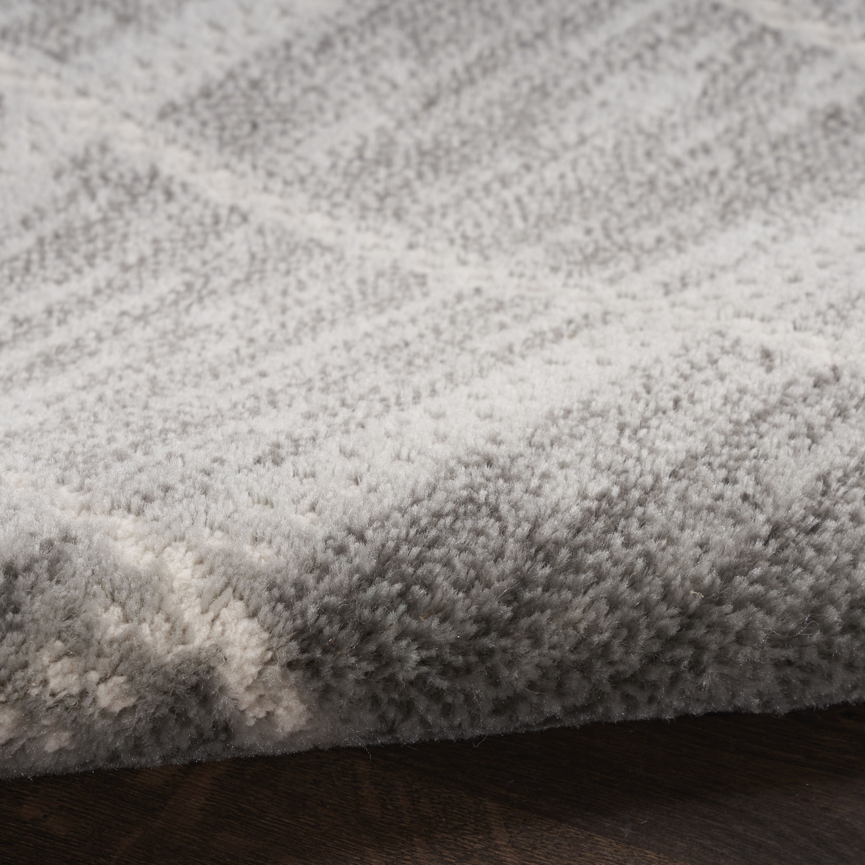 Nourison Serenity Home 7'10" x 9'10" Grey Ivory Modern Indoor Rug