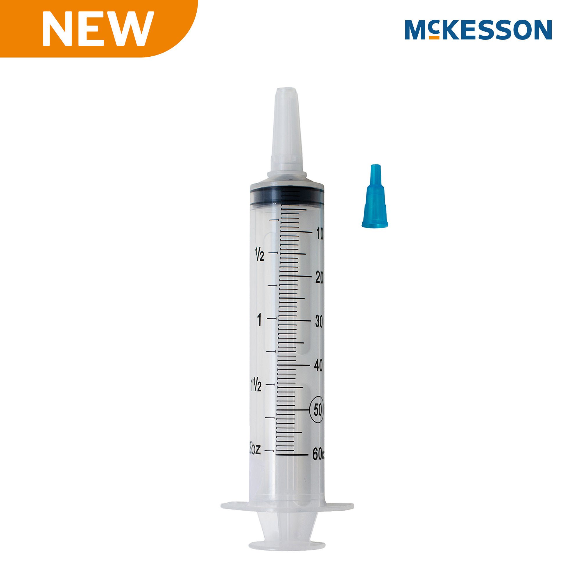 McKesson Brand SYRINGE, IRRIGIGATION FLAT N/S60CC (30/CS)